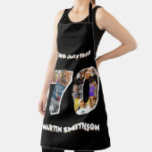 Mannen 70ste keukenkok 70 jaar schort (Insitu)