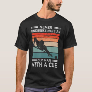 Mannen 8 Ball Acht Ball Pool Biljart T-shirt