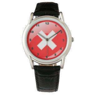 Mannen Aangepaste kroonbeschermer Horloge
