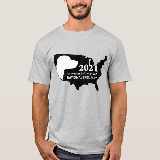Mannen ABC 2021 Nationaal t shirt (Voorkant)