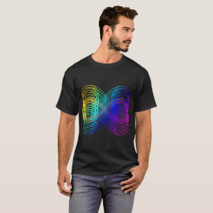 Mannen Abstract Oneindig Shirt