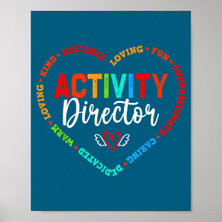 Mannen Activiteitendirecteur Squad Professionals W Poster