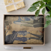  Mannen Advertisements Shabby Chic Decoupage Tissuepapier (Geschenk)