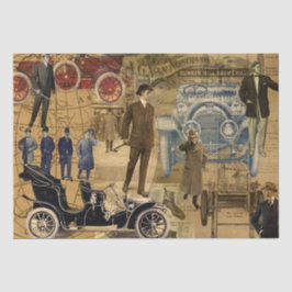  Mannen Advertisements Shabby Chic Decoupage Tissuepapier