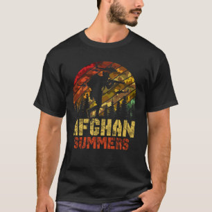 Mannen Afghaanse Summers Veteraan  Afghanistan Ve T-shirt
