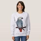 Mannen Afrikaanse grijze paprika Shirt (Voorkant volledig)