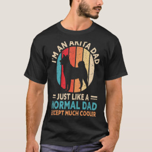 Mannen Akita Dad Retro -Amerikaans Akita Inu T-shirt
