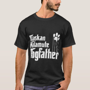 Mannen Alaska Malamute Dog Dad, Malamute Dog Fathe T-shirt