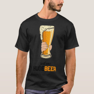 Mannen Alleen maar één enorm bier dat is waarom ik T-shirt