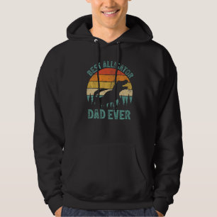 Mannen Alligator Beste Alligator Papa Vet Hoodie