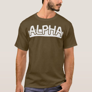 Mannen ALPHA Gym Fitness Workout Bodybuilding Moti T-shirt