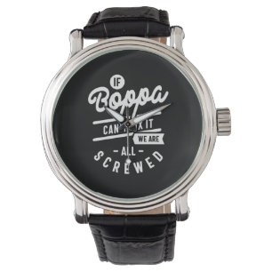 Mannen als Boppa het Vaderdag cadeau niet kan oplo Horloge