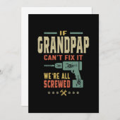 Mannen als het niet kan worden gefixeerd op Grootp Kaart (Voorkant / Achterkant)