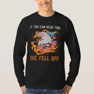 Mannen als je dit kunt lezen, viel ze van Patriott T-shirt