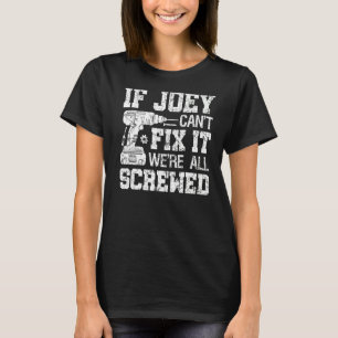 Mannen als Joey het niet kan oplossen.. zijn we al T-shirt