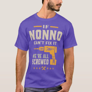 Mannen Als Nonno Cant Fi It Opa Cadeau vriend vint T-shirt
