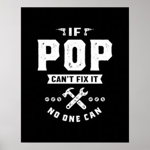 Mannen als Pop het verhelpt, kan niemand vaders D Poster
