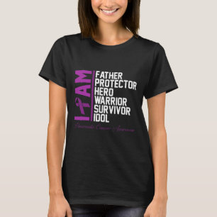 Mannen alvleesklier kankerbewustzijn Ik ben Father T-shirt
