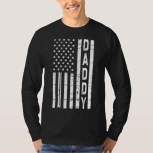 Mannen Amerika Amerikaanse vlag papa voor vader T-shirt