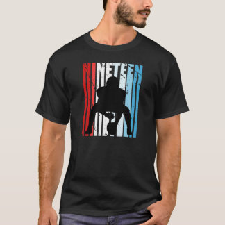 Mannen-Amerikaans Football 19e verjaardag Quarterb T-shirt