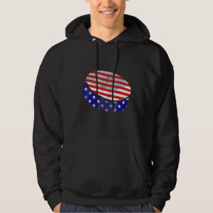 Mannen Amerikaanse Vlag Hockey Juli 4th USA Mannen Hoodie