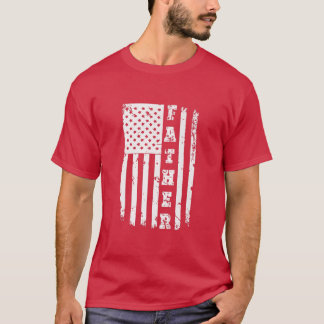 Mannen Amerikaanse vlag Vader Dag - Pap TShi T-shirt