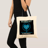 Mannen apotheker in ontwikkeling tote bag (Voorkant (product))