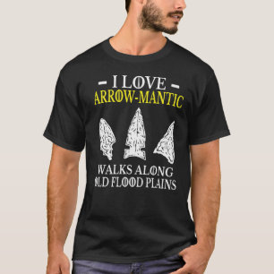 Mannen Arrowiad jager archery die het man van de P T-shirt
