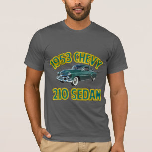 Mannen Asphalt 1953 Chevy 210 T-shirt