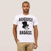 MANNEN AUGUST BIRTHDAY T-Shirts (Voorkant volledig)