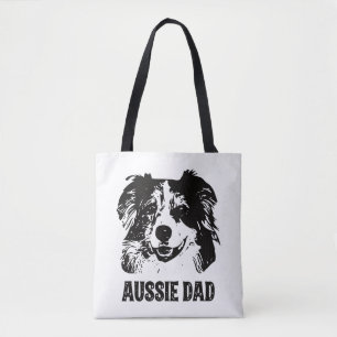 Mannen Aussie Pa - Australische Shepherd Dog Dad Draagtas
