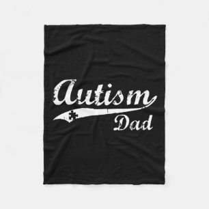 Mannen autisme Papa geeft autisme voorlichting Fleece Deken