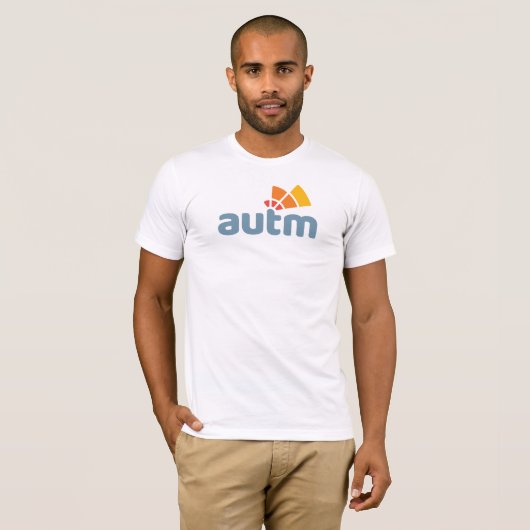 Mannen AUTM T-Shirt - White (Voorkant volledig)