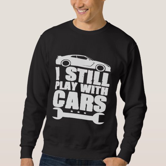Mannen auto's trui (Voorkant)