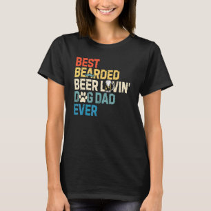 Mannen baard beste beermerghond d t-shirt