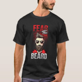Mannen baard volle baard hipster Man T-shirt (Voorkant)