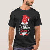 Mannen Baba Gnome T-shirt Family Matching met Kers (Voorkant)