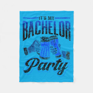 Mannen Bachelorfeest Bruid Bruidegom Team Prestati Fleece Deken