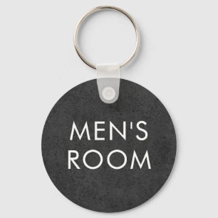 Mannen badkamer sleutelhanger - stadbeton
