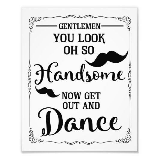 mannen badkamerbord foto afdruk (Voorkant)