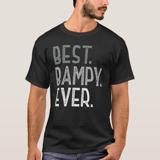 Mannen Bampy T voor opa Mannen Vaderdag Beste Bam T-shirt (Voorkant)
