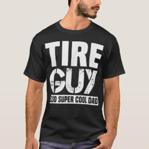 Mannen bandenvent grappig auto Mechanische vader v T-shirt