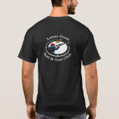 Mannen basale T-shirt met bijbehorende kleuren (Achterkant)
