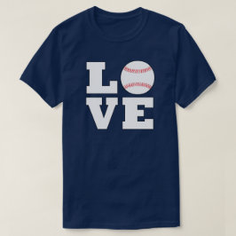 Mannen Baseball LOVE Player of Coach Sports Team T-shirt