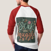 Mannen Basic 3/4 Sleeve Raglan T-Shirt (Achterkant)