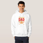Mannen Basic Dad Hoodie voor trotse vaders (Voorkant volledig)