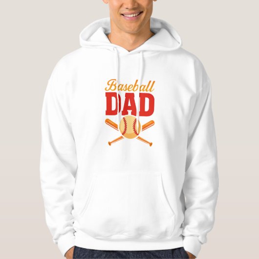 Mannen Basic Dad Hoodie voor trotse vaders (Voorkant)