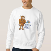 Mannen Basic Moo "Thrill Grill" Sweatshirt