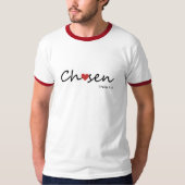 Mannen Basic Ringer T-Shirt Retro is terug in stij (Voorkant)