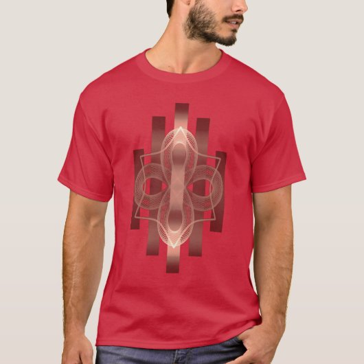 Mannen Basic Sacred Geometry T-shirt (Voorkant)